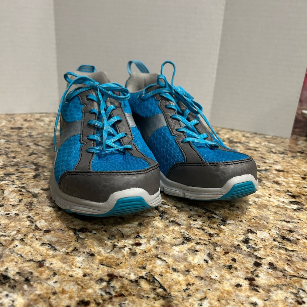 Stylish Women’s' Blue and Gray Sneakers